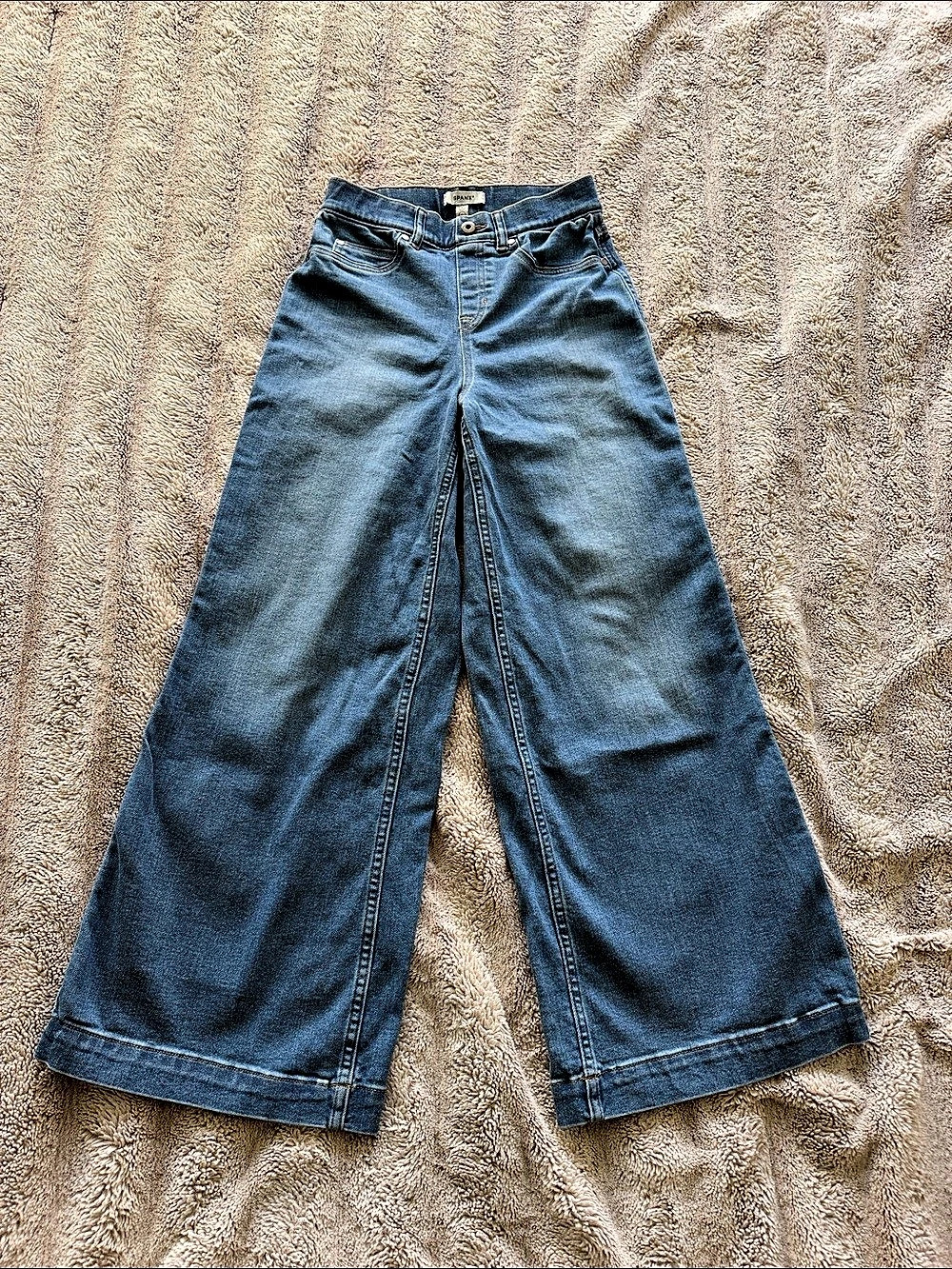 Spanx SPANXshape EveryWear Wide-Leg Jeans Blue Small